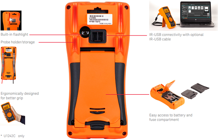 Keysight Technologies U1240C Series Handheld Digital Multimeters